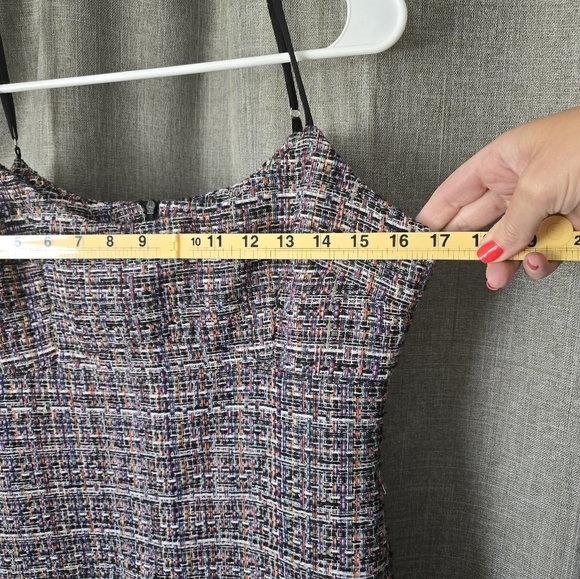 Multicolor Tweed Women's Top - Picture 9 of 9